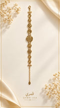 Golden Medallion Bracelet