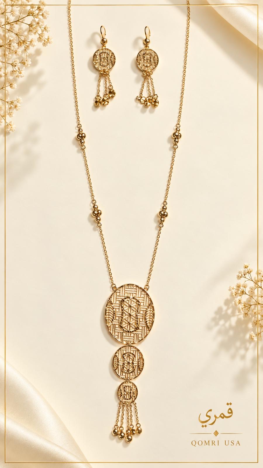 Golden Heritage Medallion jewelry set